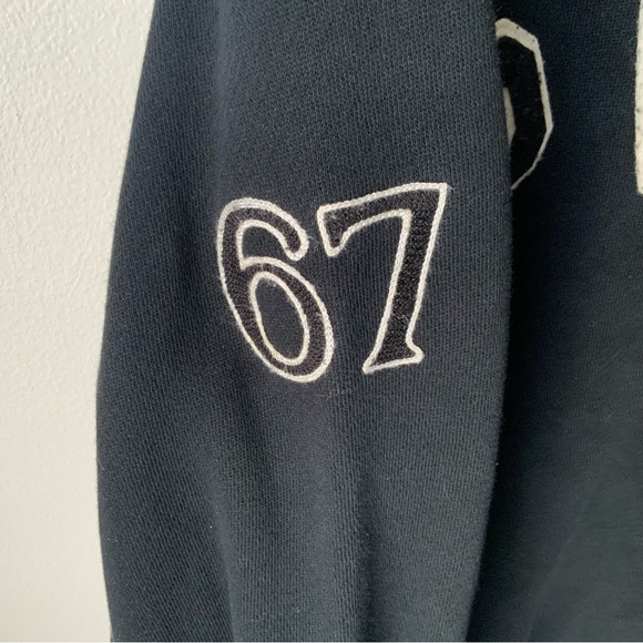 POLO by RALPH LAUREN Black 67 Varsity Jacket Preppy Vintage Dark Academia 2XLT - Picture 3 of 9